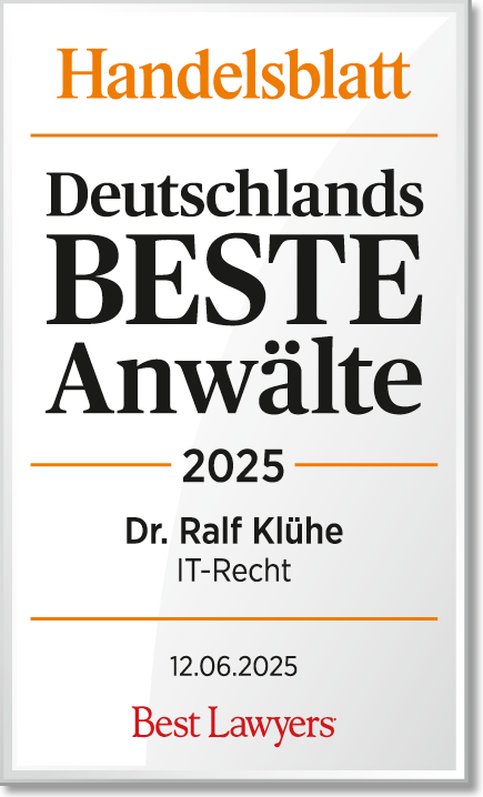 HB_Dtld_Beste_Anwaelte2025_Dr_Ralf_Kluehe